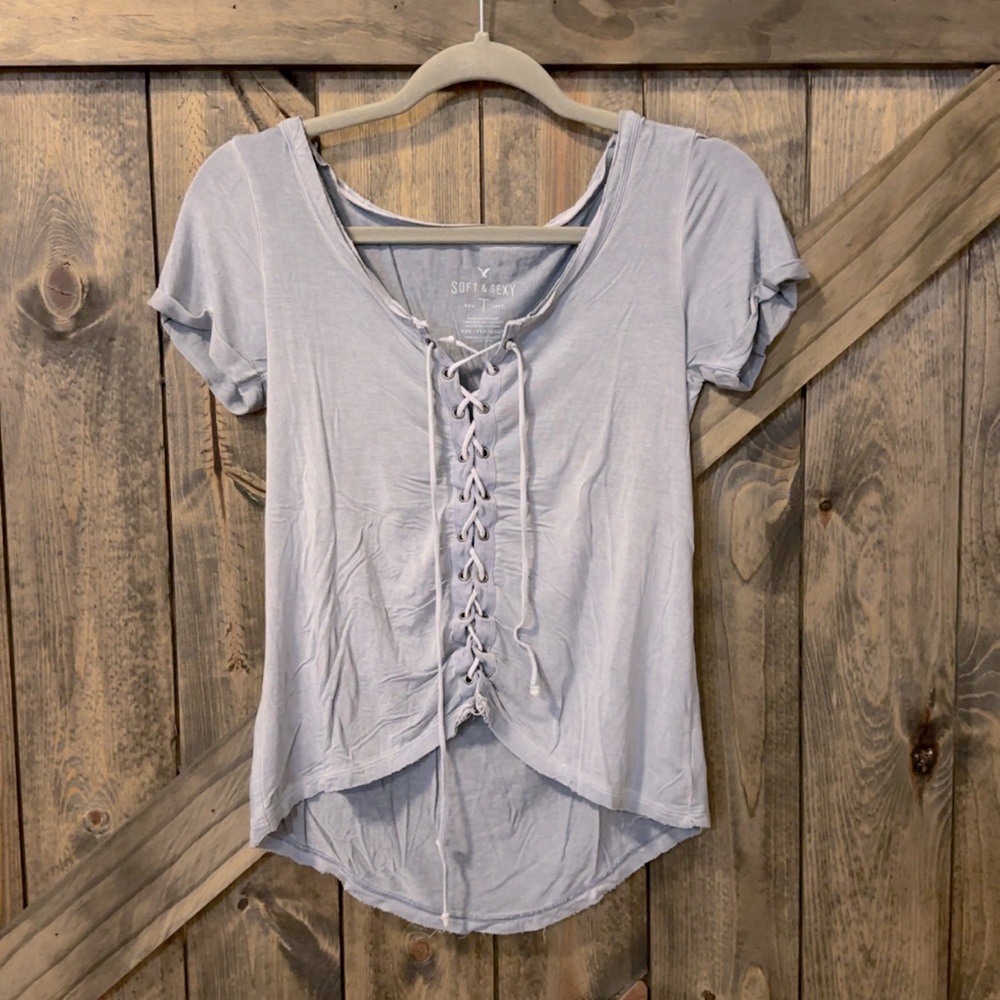 American‎ Eagle Front Tie T-Shirt